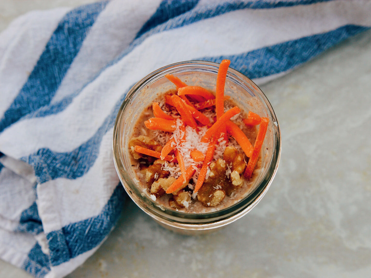 Carrot Cake Overnight Oats Recipe