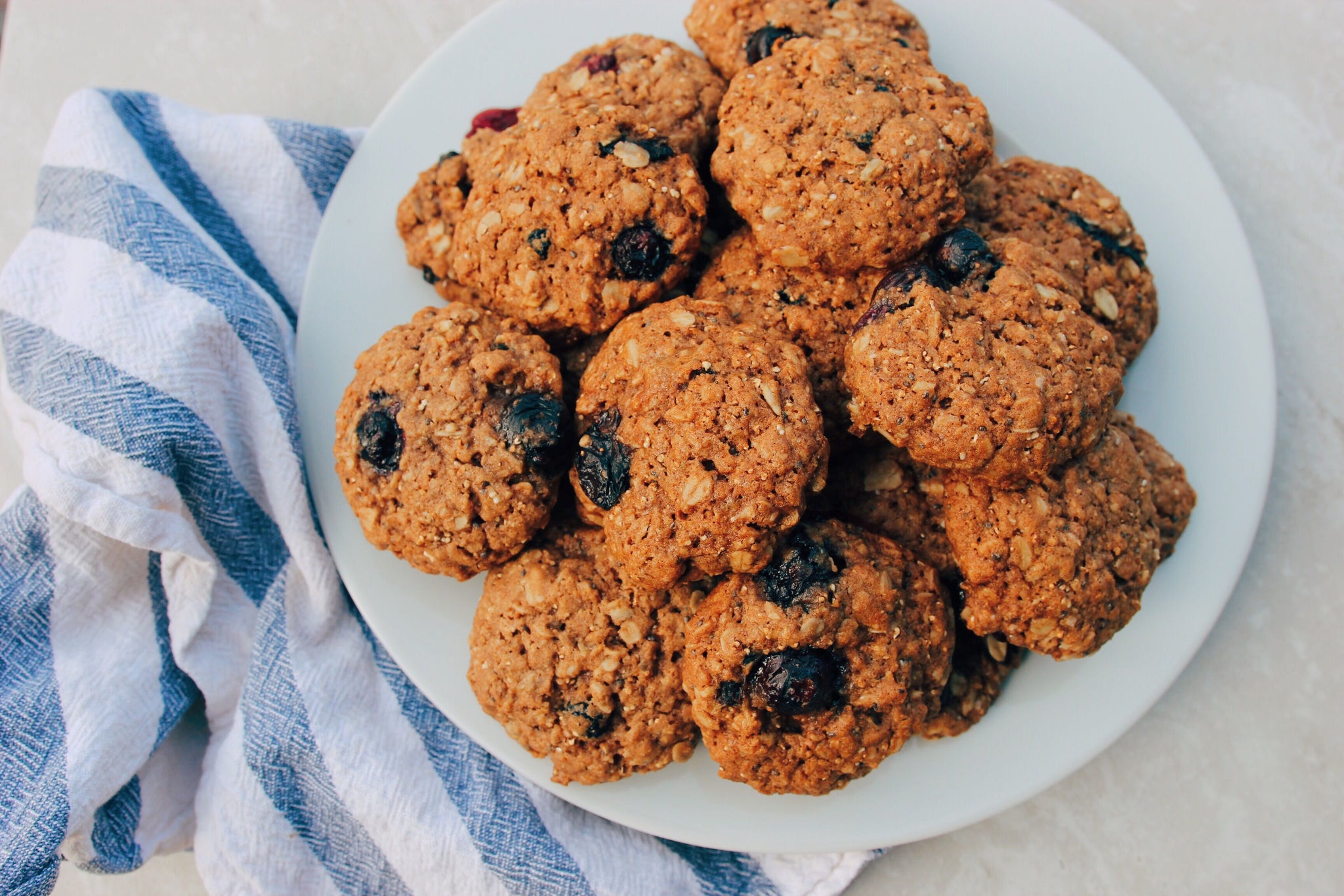 Blueberry Oatmeal Cookies Recipe