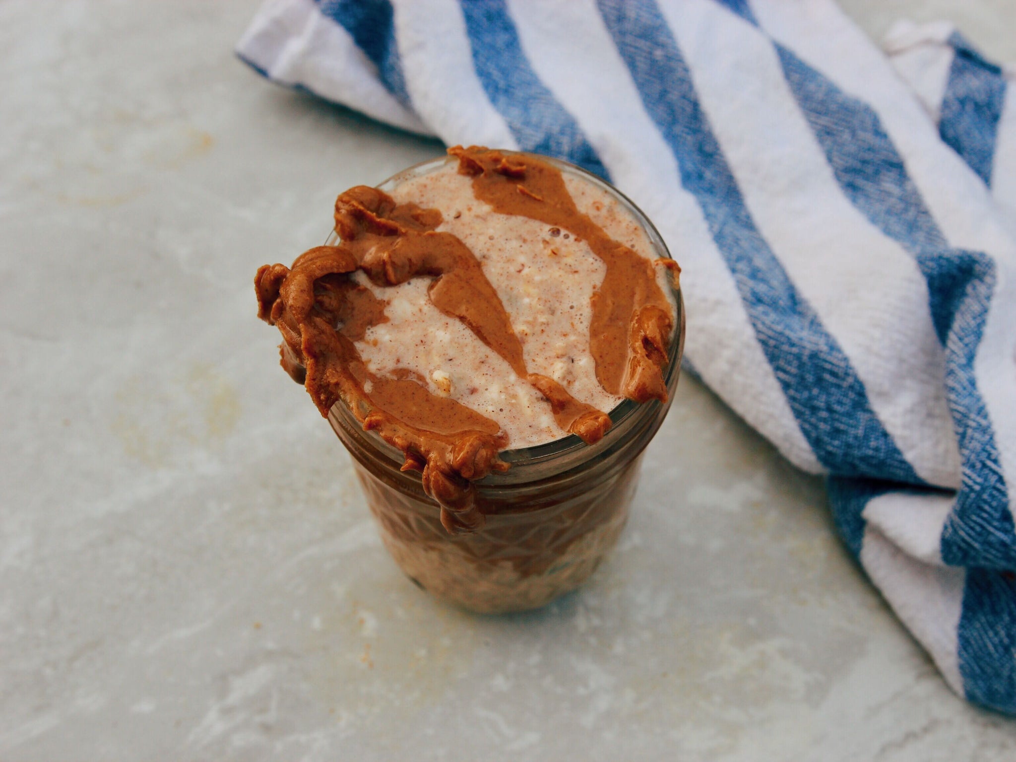 PB n J Overnight Oats Recipe