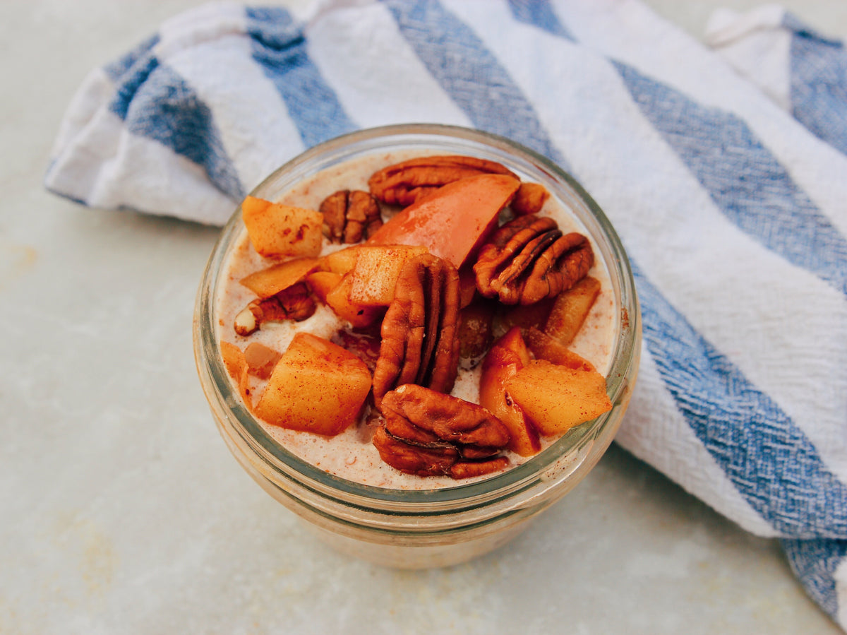 Apple Pie Overnight Oats Recipe