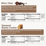 Oatmeal Raisin Cookie/Dirty Chai Variety Pack
