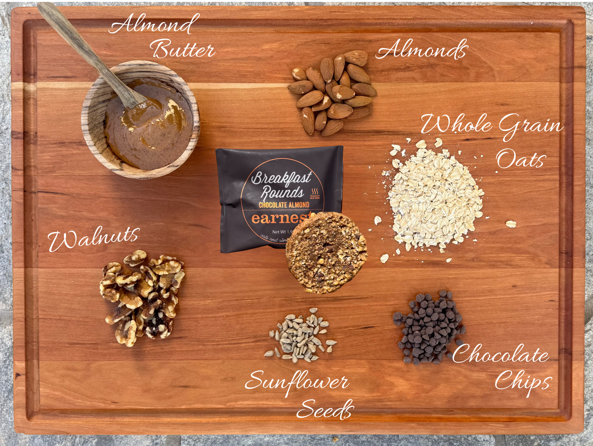 Chocolate Almond Breakfast Rounds