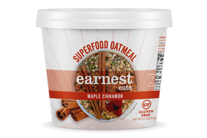 Maple Almond Cinnamon Superfood Oatmeal Cups