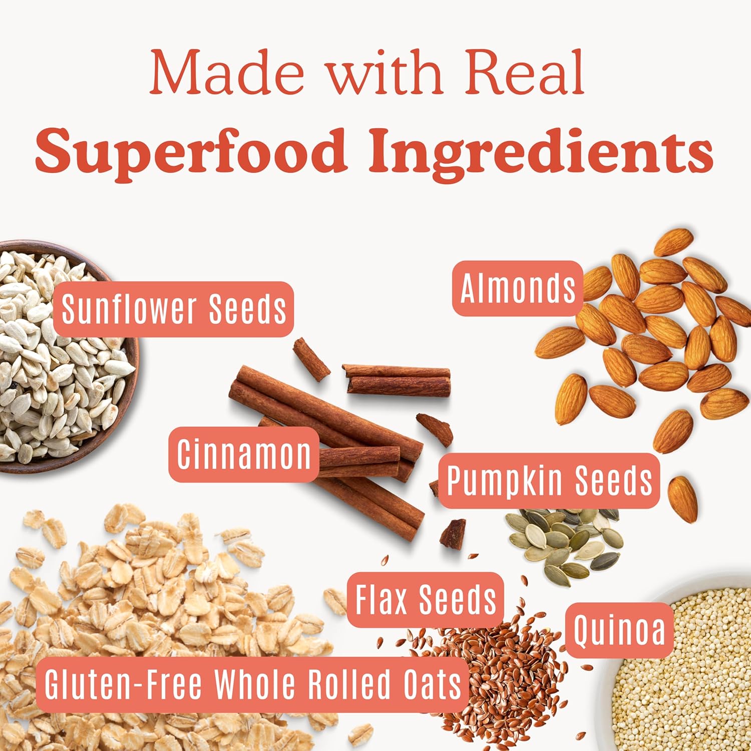 Maple Cinnamon Almond Superfoood Oatmeal Bags