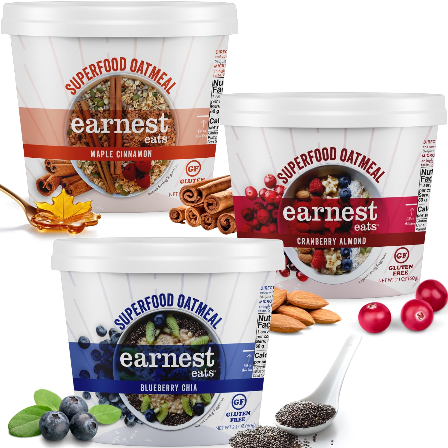 Superfood Oatmeal Cups Variety Pack