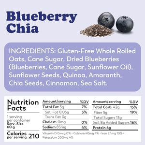 Blueberry Chia Superfood Oatmeal Cups