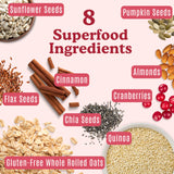 Cranberry Almond Superfood Oatmeal Cups