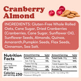 Cranberry Almond Superfood Oatmeal Cups