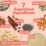 Maple Almond Cinnamon Superfood Oatmeal Cups