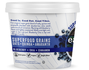 Blueberry Chia Superfood Oatmeal Cups