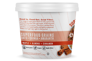 Maple Almond Cinnamon Superfood Oatmeal Cups