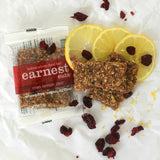 Cran Lemon Zest Almond Butter Baked Bars